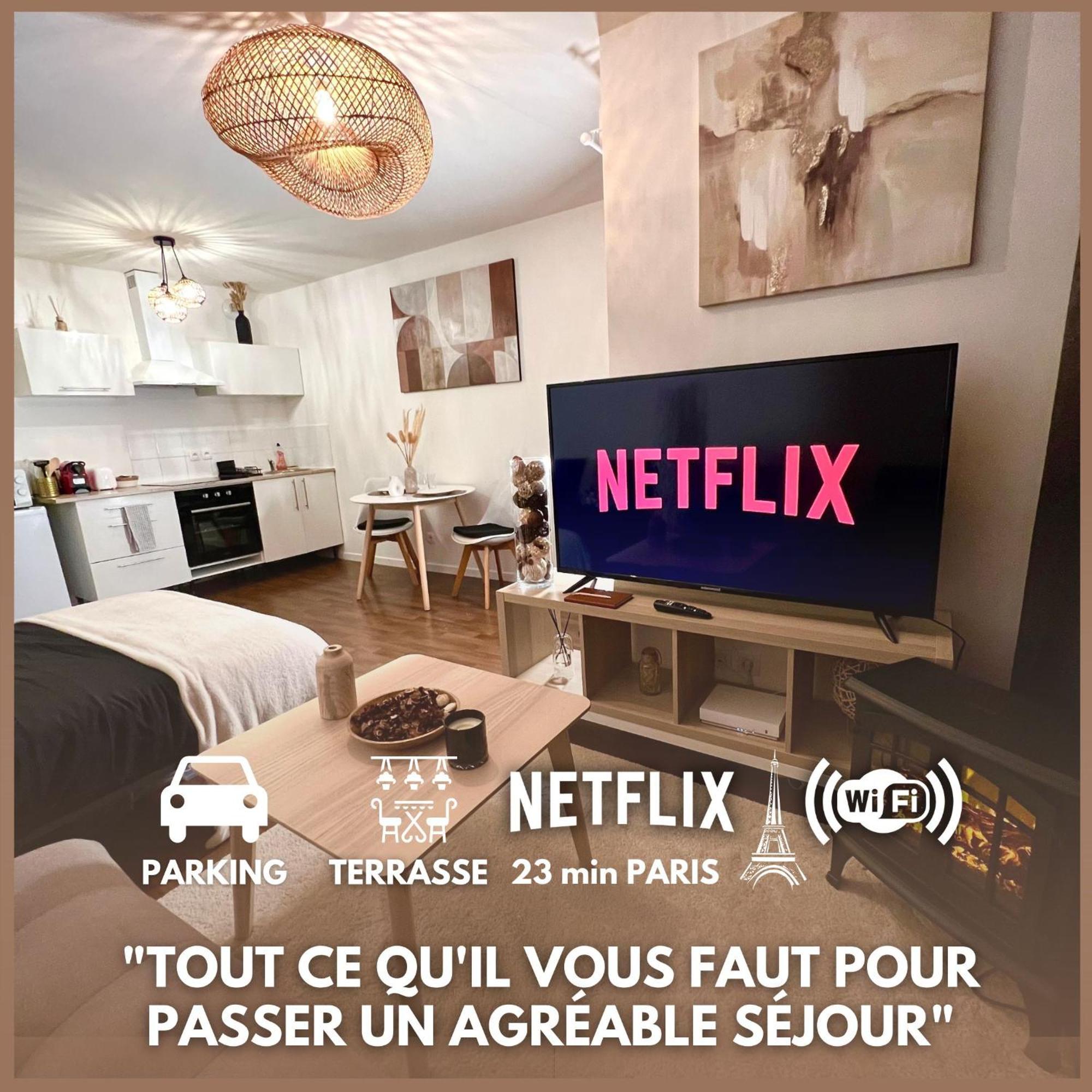 "Moonlight" Gare A 10Min De Paris, Wifi, Terrasse , Parking Διαμέρισμα Argenteuil Εξωτερικό φωτογραφία